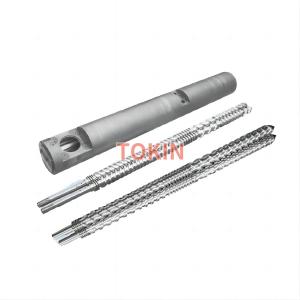 132 Parallel Twin Screw Barrel for PVC Pipe Machine and Sheet Machine Twin Screw Extruder